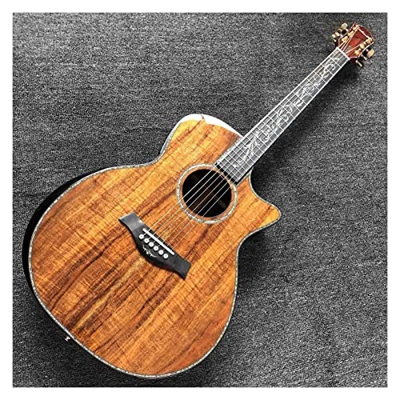 AURH . Elettrico Acustico for Chitarra Acustica Ebano 41"e Lati Elettrici Acustici XIXINYA (Size : 40 Inches)