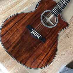 AURH Corpo d Abete Rosso Solido 4 5AA. Chitarra Acustica con Retro in Palissandro XIXINYA (Color : Guitar, Size : 40 Inches) precio