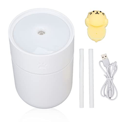 260ml Mini Umidificatore con luce notturna Cartoon Idrata la Pelle Silenzioso Dual Mode Intermittente Continuo Nanoscale Mist Umidificatore USB Aromat precio