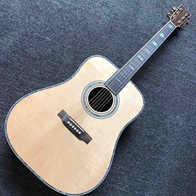 AURH Piano Abetetto Solido in Legno di Palissandro Posteriore 45 D Chitarra Elettrica Acustica for Corpo XIXINYA (Size : 41 Inches)