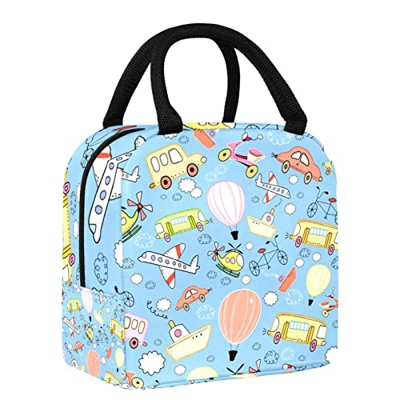 Borsa da pranzo Tote Box Cooler Container Giocattolo Gioco Aereo Bicicletta Trasporto