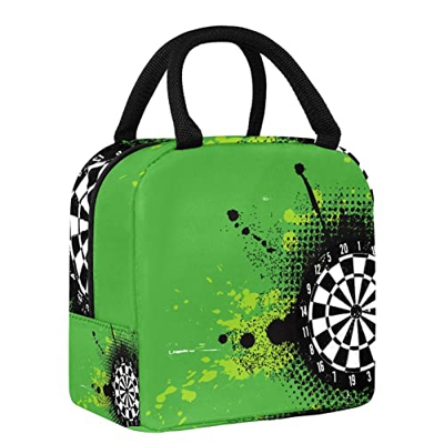 Borsa da pranzo Tote Box Cooler Contenitore Verde Freccette