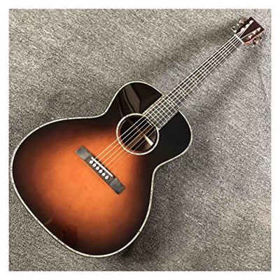 AURH 39 Pollici Tutta La Chitarra Acustica in Legno Massello di Legno di Fingerboard Picea Body Guitar Acoustic for Principianti XIXINYA (Color : Guit