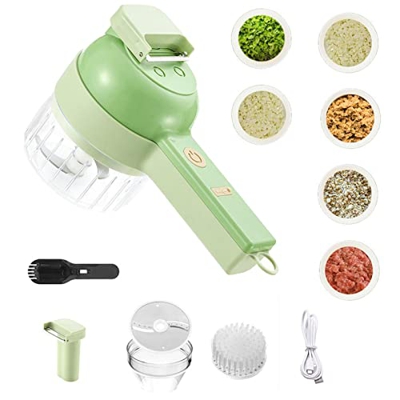 Mini robot da cucina trita aglio - Mini Robot Da Cucina Elettrici, Tritaverdure - Robot da cucina portatili senza fili, tritacarne per cipolle, tritac