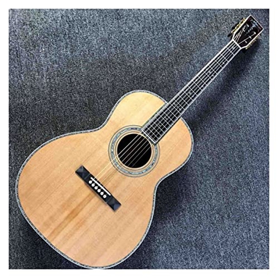 AURH Supporto Personalizzato Binding Classical Acoustic Guitar Handmade Solid Cedar Top OOO 42. Acoustic Stile Corpo Adatto per Giocatori in Tutte Le 