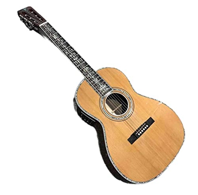 AURH Costume OOO. Body Solid Red Cedar Legno Chitarra elettrica Acustica 39 Pollici Solido OOO. Chitarra Adatta per i Giocatori in Tutte Le Fasi. XIXI