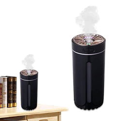 Cyhamse Purificatore d'Aria per Auto, Umidificatore per aromaterapia per Auto, Umidificatori Portatili per Desktop da Camera da Letto dell'ufficio, ri en oferta