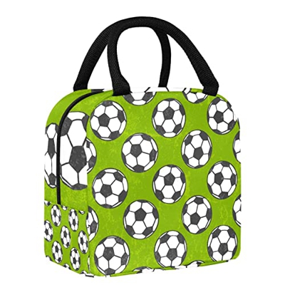 Borsa per il pranzo per donne e uomini calcio sport