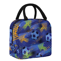 Borsa pranzo isolata Graffiti Calcio Blu Colore Freccia precio