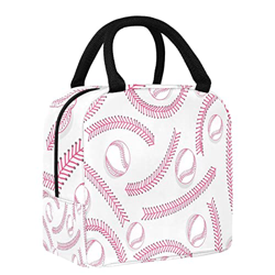 Borsa da pranzo Tote Box Cooler Container Baseball Laces Modello Sport en oferta