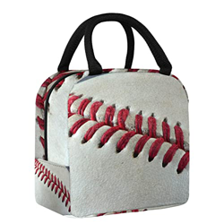 Borsa da pranzo Tote Box Cooler Contenitore Baseball Sport Palla bianca en oferta