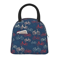 Borsa termica per il pranzo, per bicicletta, per ciclismo, portatile, riutilizzabile, per lavoro, scuola, picnic en oferta