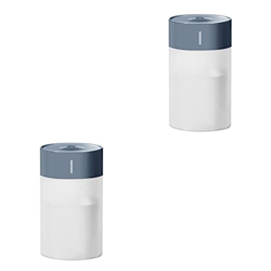 vreplrse 2 Set di Umidificatore con luce notturna Olio essenziale USB Ricaricabile Diffusore di aromi Spruzzatore Atomizzatore Macchina Regalo Mist Ma en oferta
