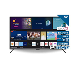 BSL-502S Smart TV 50" Pollici DLED UHD 3840 * 2160 | 60Hz | USB | DVBT2 | DVB-S2 | Ci+| HDMI x3|Web OS características