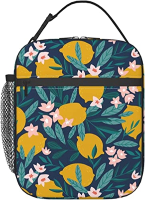 Borsa da picnic riutilizzabile per ufficio, campeggio, escursionismo e campeggio, colore: verde limone