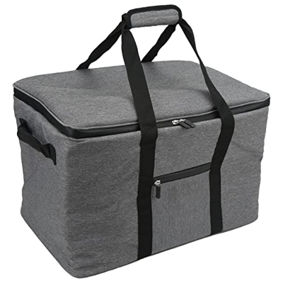 CUYUFIA Borsa termica per il pranzo, pieghevole, eccellente effetto isolante, facile da durevole, in tessuto cationico, ideale per il campeggio
