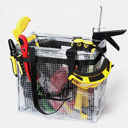 soonbuy Borsa panoramica per esterni, organizer per vestiti da campeggio, borsa pieghevole trasparente per riporre giocattoli, snack e stoviglie en oferta