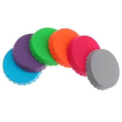 Healeved Confezione da 6 Coperchi per Lattine in Silicone Tappi per Lattine per Lattine