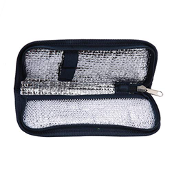 Insulin Cooler Case, Borsa termica portatile per insulina Organizzatore per pazienti diabetici Custodia isolata da viaggio medica (Blu Marino), Blu ma características