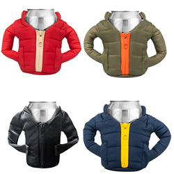 Gigesute 4 Pezzi Mini refrigeratore per lattine Campeggio, Coperchio per Bevande a Tenuta stagna, refrigeratore Isolato per la Decorazione lattine Sta en oferta