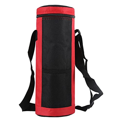 Perfeclan Borsa Termica Portatile Portabottiglie Cinturino Regolabile Borsa portaoggetti in Tessuto Oxford per Ciclismo Viaggiare Sport Escursionismo 