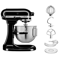 KitchenAid Robot da Cucina Heavy Duty da 4,8 L 5KPM5 5KPM5BOB, Nero Onice precio