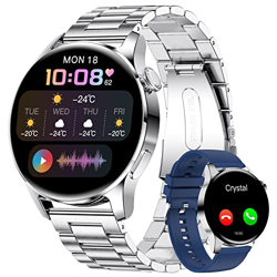 Smartwatch Uomo Risponde Chiamate in Vivavoce,1.32" HD Orologio Fitness Uomo con Cardiofrequenzimetro Sonno Notifiche WhatsApp,Sportivi Contapassi Cro en oferta