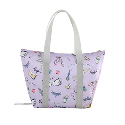 Borsa Termica da Picnic Borsa da Portatile per Il Borsa Termica per Il Trasporto Bento con Termico Zaino Lavoro Porta (Purple, One Size) características