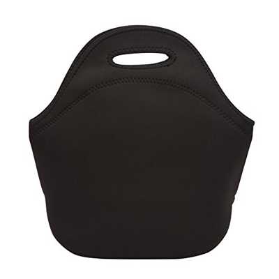 al Sacco in Neoprene Borsa Termica per Il Impermeabile per Donne, Adulti, Bambini Borsa Termica Porta Contenitore (Black, One Size)