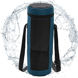 Generic Borsa Termica per Bottiglia d'Acqua isolata | Borsa a Tracolla per Bottiglia d'Acqua,Borsa portabottiglie Portatile per Bottiglia di Vino con  precio