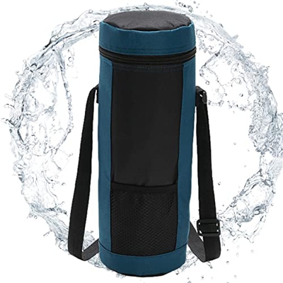 Generic Borsa Termica per Bottiglia d'Acqua isolata | Borsa a Tracolla per Bottiglia d'Acqua,Borsa portabottiglie Portatile per Bottiglia di Vino con 