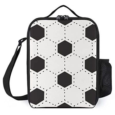 Pranzo Al Sacco Modello Di Pallone Da Calcio Di Calcio Borsa Da Pranzo Impermeabile Tote Bag Portapacchi