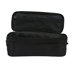 Gedourain Borsa portaoggetti per stoviglie, Pratica Borsa da Campeggio di Grande capacità con Doppia Cerniera Manico Comodo per Picnic(Nero) precio