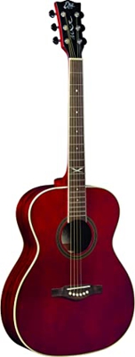 Eko 06217338, GUITARS - NXT A100 SEE THROUGH RED, Chitarra Acustica Top in Abete, Fasce e Fondo in Mogano e Tastiera in South American Roupanà, Colore