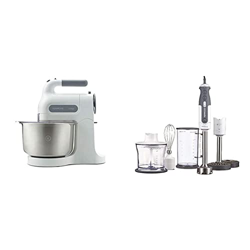 Kenwood HM680 Cheffette Sbattitore & HDP404WH Mixer ad Immersione, 800 W, Tritatutto da 0,5 l, Bicchiere graduato da 0,75 L, Plastica, Bianco características