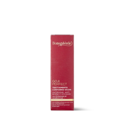 Goji Perfect - Tratamiento contorno de ojos - antiarrugas, antibolsas y antiojeras - con PRO-Retinol y extracto de Goji (10 ml) - todo tipo de pieles