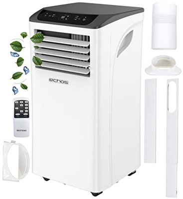 Climatizzatore 3 in 1, 24 ore, timer per finestre, 9000 BTU, telecomando notturno, 2 livelli, tramite smartphone/Alexa App/Google Home, controllo clim