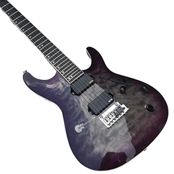 AURH skjos Blusa A Ripple dell'Acqua Viola, Stringhe di Chitarra Acustica dell'Acciaio Acustico del Corpo Ultra Sottile (Color : Purple, Size : 39 Inc en oferta