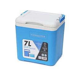 Ice Chest with Handle Cooler Box Small Keeps Ice Ideal for Camping Hiking Fishing Picnic BBQ Traveling Outdoor 7L/ 6.4 Quart características