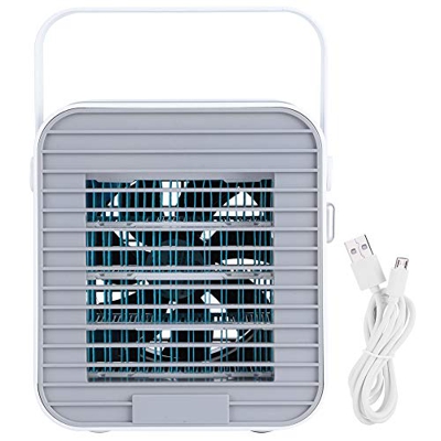 Condizionatore d'Aria Portatile, Mini Raffreddatore d'Aria Ricaricabile Ventilatore del Condizionatore d'Aria USB Ventola di Raffreddamento da Tavolo 