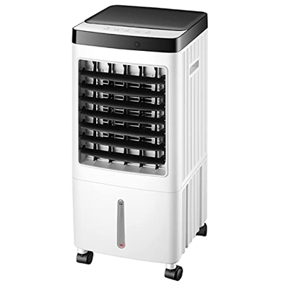 fikujap Radiatore Aria evaporativa 10L, 4 in 1 Condizionatore Air Condizionatore Ventola di Raffreddamento ANIIONE Purificazione del radiatore dell'Ar