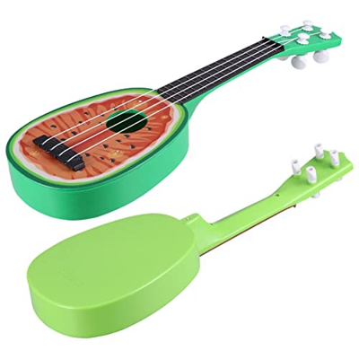 Artibetter 2 Pezzi Mini Bambini Mini Chitarra Acustica Chitarra Acustica per Principianti Chitarra Acustica Chitarra a Forma di Frutta