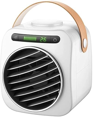 Jrechio Aria condizionata Portatile Spazio Personale Condizionatore d'Aria Mini USB Personal Space Air Cooler LED 3 velocità AIRE qujunji