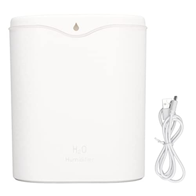Hztyyier Umidificatore da Scrivania Umidificatore da Scrivania di Grande capacità da 2 Litri con Luce Notturna con Porta USB per Ufficio in Camera da 
