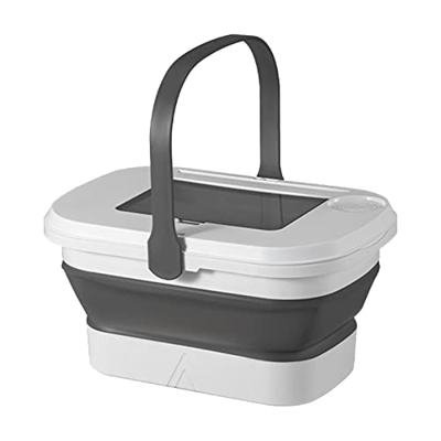 thoran Cestino da picnic extra large pieghevole con coperchio, refrigeratore portatile a tenuta stagna per viaggi, shopping, campeggio, festival music