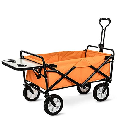 Picnic Portable Outdoor Supermarket Pet Folding Four Wheels Fishing Grocery Shopping Camping Car Camping Car 80X50X28CM 7 (15)