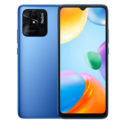 Xiaomi Redmi 10C Smartphone, Snapdragon 680, batteria da 5000mAh, schermo da 6,71", fotocamera principale da 50 MP, NFC, 3+64 GB, blu