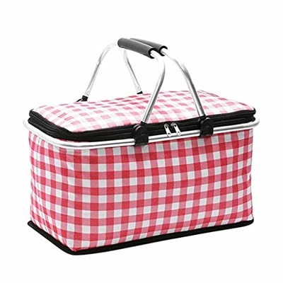 FSYGRHY 29L Pieghevole Picnic Campeggio Cesto Completo Shopping Refrigeratore for la casa Camping Store Basket Basket Outdoor Camping Picnic (Color : 
