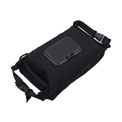 ohfruit Borsa per fazzoletti per auto, motivo mimetico, per auto, portatile, compatibile con esterni, colore: nero