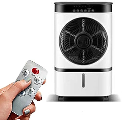 ERGUI Condizionatore d'Aria 220V 7L Serbatoio di Acqua Muto Umidificatore d'Aria di Raffreddamento Timer Telecomando Mobile Condizionatore d'Aria Vent